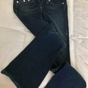 Woman’s true religion jeans w/ swarvoski crystals